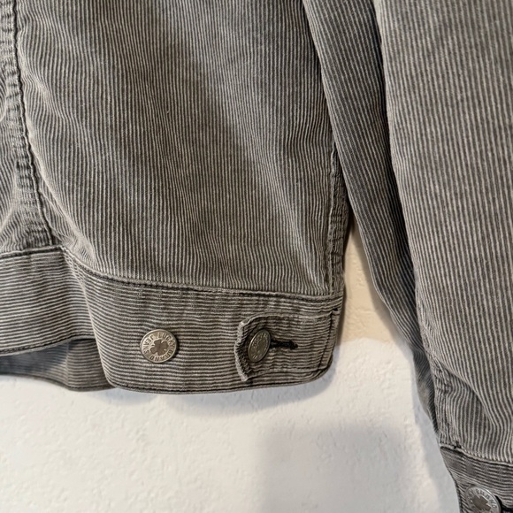 Men's Lucky Brand Gray Corduroy Classic Jacket - Picture 10 of 10